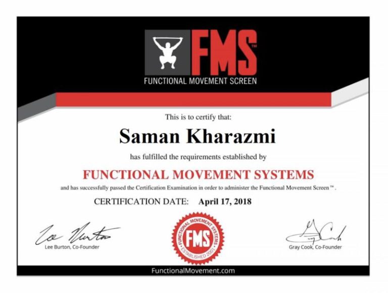 Functional Movement Screen - FMS