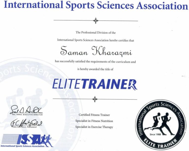 Elite Trainer - ISSA